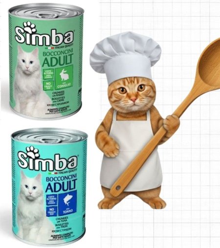 معلبات اكل سيمبا 3 علب